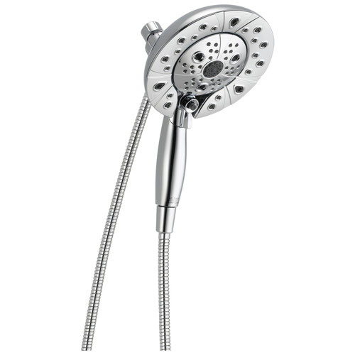 Bathtub & Shower Heads | Delta 58480-PK H2Okinetic In2ition 5-Setting 2-in-1 Shower (Chrome) image number 0