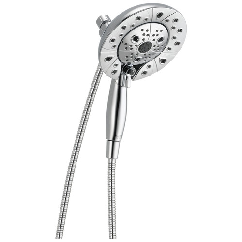 Bathtub & Shower Heads | Delta 58480-PK H2Okinetic In2ition 5-Setting 2-in-1 Shower (Chrome) image number 0