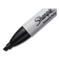Permanent Markers | Sharpie 38201 Medium Chisel Tip Permanent Marker - Black (1-Dozen) image number 2