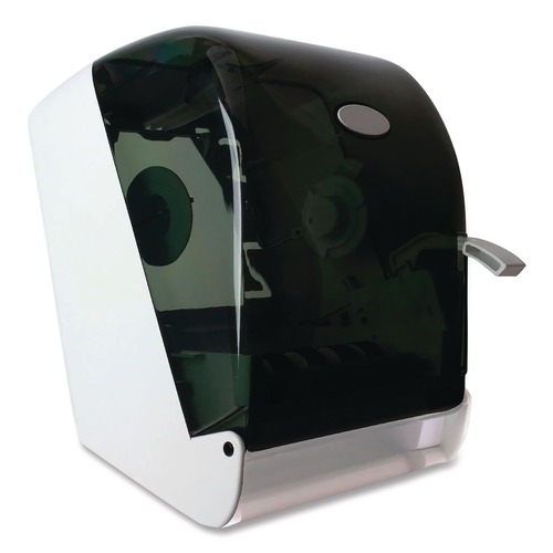 Paper Towel Holders | GEN AG10400ESD 11.25 in. x 9.5 in. x 14.38 in. Lever Action Towel Roll Dispenser - Transparent (1/Carton) image number 0