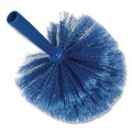 Dusters | Carlisle 36340414 Flo-Pac 7 in. Round Duster with Soft Flagged PVC Bristles - Blue (1-Dozen) image number 1