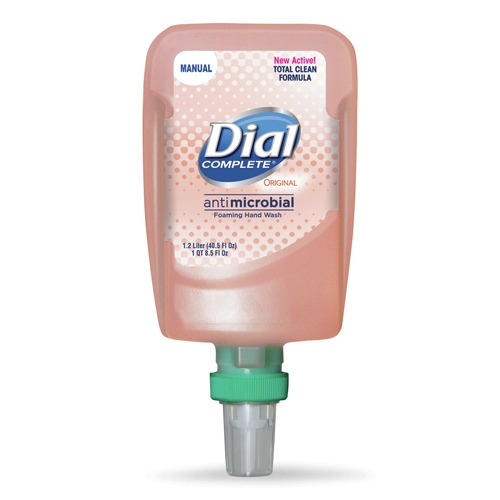 Cleaning & Janitorial Supplies | Dial Professional 16670EA 1.2 Liter Antibacterial Foaming Hand Wash Refill for FIT Manual Dispenser - Original Scent image number 0