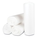 Trash Bags | Inteplast Group S404812N 45 gal. 12 microns 40 in. x 48 in. High-Density Interleaved Commercial Can Liners - Clear (25 Bags/Roll, 10 Rolls/Carton) image number 0