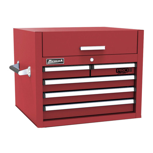  | Homak RD02027052 27 in. Pro 2 5-Drawer Top Chest (Red) image number 0