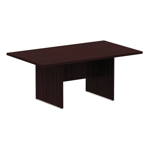  | Alera ALEVA717242MY 70.88 in. x 41.38 in. x 29.5 in. Valencia Series Rectangular Conference Table - Mahogany image number 0