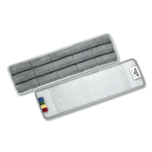 Mops | Unger UNGCLMFP OmniClean 16 in. Microfiber Pads - Gray (5/Pack) image number 0