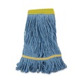 New Year New Savings! Save $25 off $150 | Boardwalk BWK501BL 5 in. Headband Super Loop Wet Mop Head - Small, Blue (12/Carton) image number 0