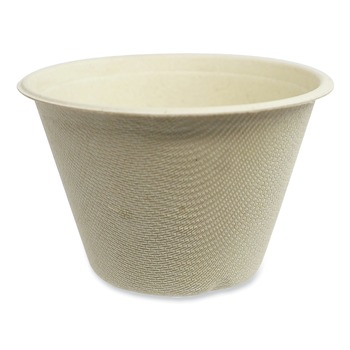 World Centric 2.9 in. x 2.1 in. 4 oz. Paper Fiber Cups - Natural (1000/Carton)