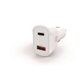 Office Electronics & Batteries | ByTech CL-PD-V6-105-WT 60 Watts Two 3 A Ports PD Car Charger - White image number 2