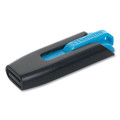 Office Electronics & Batteries | Verbatim 49176 Store 'n' Go V3 16 GB USB 3.0 Drive - Black/Blue image number 1