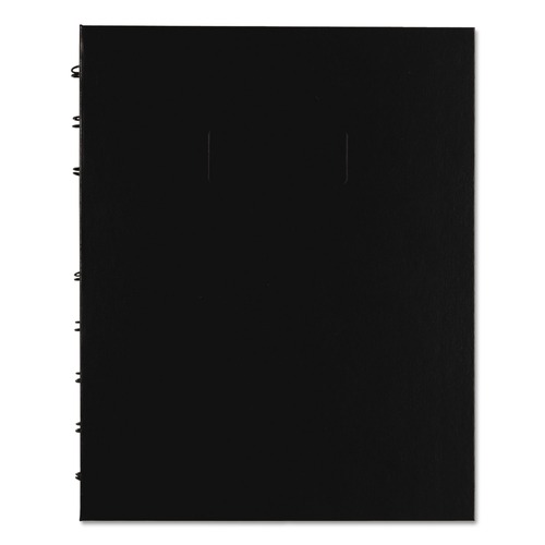 Bulk Savings Pricing 2 | Blueline A44C.81 96-Sheets 9.25 in. x 7.25 in. Data/Lab-Record Format with Narrow and Quadrille Rule Sections NotePro Quad Notebook - Black Cover image number 0