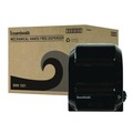 Paper & Dispensers | Boardwalk T7470BKBW 13.25 in. x 10.25 in. x 16.25 in. Hands Free Mechanical Towel Dispenser - Black image number 1