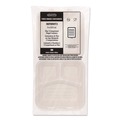 Food Trays, Containers, and Lids | Dart 90FBRHT3 9.14 in. x 9 in. x 2.98 in. 3 Compartments ProPlanet Seal Compostable Molded Fiber Hinged Trays - Natural (200/Carton) image number 4