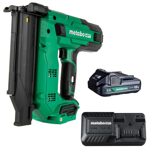 Primed for Savings Sale! | Metabo HPT NT1850DGM 18V MultiVolt 18 ga. Cordless Compact Brad Nailer Kit (2 Ah) image number 0