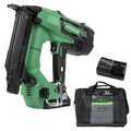 Brad Nailers | Factory Reconditioned Metabo HPT NT1850DESM 18V Brushless Lithium-Ion 18 Gauge Cordless Brad Nailer Kit (3 Ah) image number 0