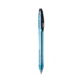 Pens | BIC BPRR11BK ReVolution Ocean Bound Medium 1 millimeter Retractable Ballpoint Pen - Black Ink/Translucent Blue Barrel (1-Dozen) image number 4