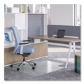 Cleaning & Janitorial Supplies | Deflecto CM1K112OCB 36 in. x 48 in. OceanMat Lipped Carpet Chair Mat - Clear image number 4