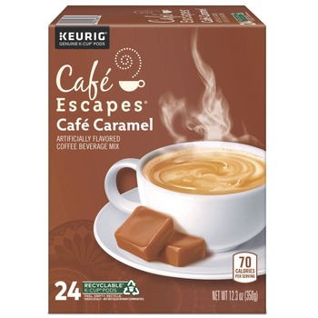 Cafe Escapes K-Cups - Cafe Caramel (24/Box)
