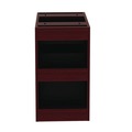 Labor Day Sale! Save $30 off $199! | Alera ALEVA532822MY Valencia Series 15.63 in. x 20.5 in. x 28.5 in. Box/File Full Pedestal - Mahogany image number 3