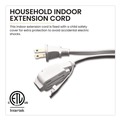Office Electronics & Batteries | GoGreen Power GG-24715-3 15 ft. 13 Amps Household Extension Cord - White (3/Pack) image number 2