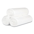 Trash Bags | Inteplast Group S386017N 60 gal. 17 microns 38 in. x 60 in. High-Density Interleaved Commercial Can Liners - Clear (25 Bags/Roll, 8 Rolls/Carton) image number 1