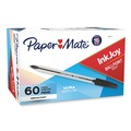 Pens | Paper Mate 2013311 Medium 1 mm InkJoy 50ST Stick Ballpoint Pen - Black Ink/Clear Barrel (60/Pack) image number 1