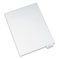 Customer Appreciation Sale - Save up to $60 off | Avery 12398 11 in. x 8.5 in. 26 Tab Letter Y Legal Bottom Tab Index Dividers - White (25-Piece/Pack) image number 0