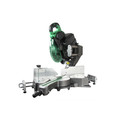 Factory Reconditioned Metabo HPT C12RSH2SM 15 Amp Dual Bevel 12 in. Corded Sliding Compound Miter Saw image number 5