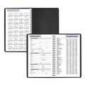 Notebooks & Pads | AT-A-GLANCE G200-00 12-Month: Jan 2026 to Dec 2026 8.5 in. x 5.5 in. DayMinder Block Format Weekly Appointment Book - Black Cover image number 3