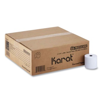 Karat 2.25 in. x 200 ft. Thermal Paper Rolls - White (50/Carton)