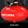 Portable Air Compressors | Factory Reconditioned Craftsman CMEC6150R 0.8 HP 6 Gallon Oil-Free Pancake Air Compressor image number 8