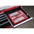 Socket Sets | Milwaukee 48-22-9010 47-Piece 1/2 in. Drive Metric and SAE Ratchet and Socket Set with FOUR FLAT Sides image number 9