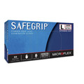 Disposable Gloves | MicroFlex SG375L-CASE 50-Piece SafeGrip Latex Gloves - Large, Blue image number 0