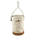 $99 and Under Sale! | Klein Tools 5104VT 12 in. Leather Bottom Canvas Bucket with Top image number 1