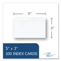 Flash Cards | Roaring Spring 74824 Environotes 3 in. x 5 in. Recycled Index Cards - White (36/Carton) image number 2