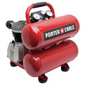Portable Air Compressors | Factory Reconditioned Porter-Cable PCFP02040R 1.1 HP 4 Gallon Oil-Lube Twin Stack Air Compressor image number 1