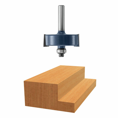 Bits and Bit Sets | Bosch 85218MC 1-1/4 in. x 1/2 in. Rabbeting Carbide-Tipped Router Bit image number 0