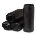 Trash Bags | Inteplast Group S243308K 16-Gallon 8 Microns 24 in. x 33 in. High-Density Commercial Can Liners - Black (1000-Piece/Carton) image number 0