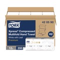 Cleaning & Janitorial Supplies | Tork 420590 1-Ply 8.3 in. x 9.45 in. Xpress Compressed Multifold Hand Towels - White (12/Carton) image number 0