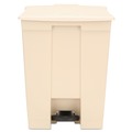 Trash & Waste Bins | Rubbermaid Commercial FG614600BEIG 23 Gallon Polyethylene Step-On Receptacle - Beige image number 0