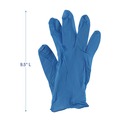 Disposable Gloves | Boardwalk 395XLBXA 5 mil Disposable Powder-Free Nitrile Gloves - X-Large, Blue (100/Box) image number 2