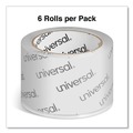 Office & Office Supplies | Universal UNV83000 2.83 in. x 54.7 yd. 3 in. Core Extra-Wide Moving and Storage Packing Tape - Clear (6/Pack) image number 1