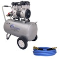 Air Compressors | California Air Tools 15020CH 15 Gallon 2 HP Ultra Quiet and Oil-Free Steel Tank Air Compressor Hose Kit image number 0