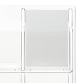  | Safco 5603CL Reveal Clear Literature Displays, Nine Compartments, 30w X 2d X 36-3/4h, Clear image number 1