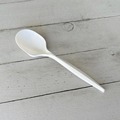 Food Service | Boardwalk BWKSPOONMWPPIW 5.31 in. Mediumweight Wrapped Polypropylene Plastic Spoon Cutlery - White (1000/Carton) image number 2