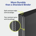 Binders & Binding Supplies | Avery 09501 3 EZD Rings 2 in. Capacity 11 in. x 8.5 in. Durable View Binder with DuraHinge - White (12/Carton) image number 3