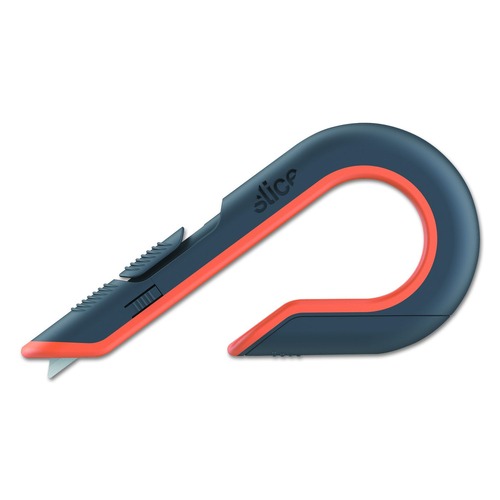 slice 1.29 in. Carbon Steel Blade 7 in. Nylon Handle Replaceable Double Sided Box Cutters - Gray/Orange
