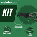 Reciprocating Saws | Metabo HPT CR18DSLQ4M 18V Cordless Lithium-Ion Reciprocating Saw (Tool Only) image number 1