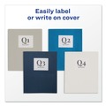 Office Jansan | Avery 47991 40 Sheet Capacity 11 in. x 8.5 in. Two-Pocket Folder - White (25/Box) image number 6