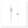 Cutlery | Eco-Products EP-S017-W Plantware Individually Wrapped CPLA Cutlery Fork - White (1000/Carton) image number 8